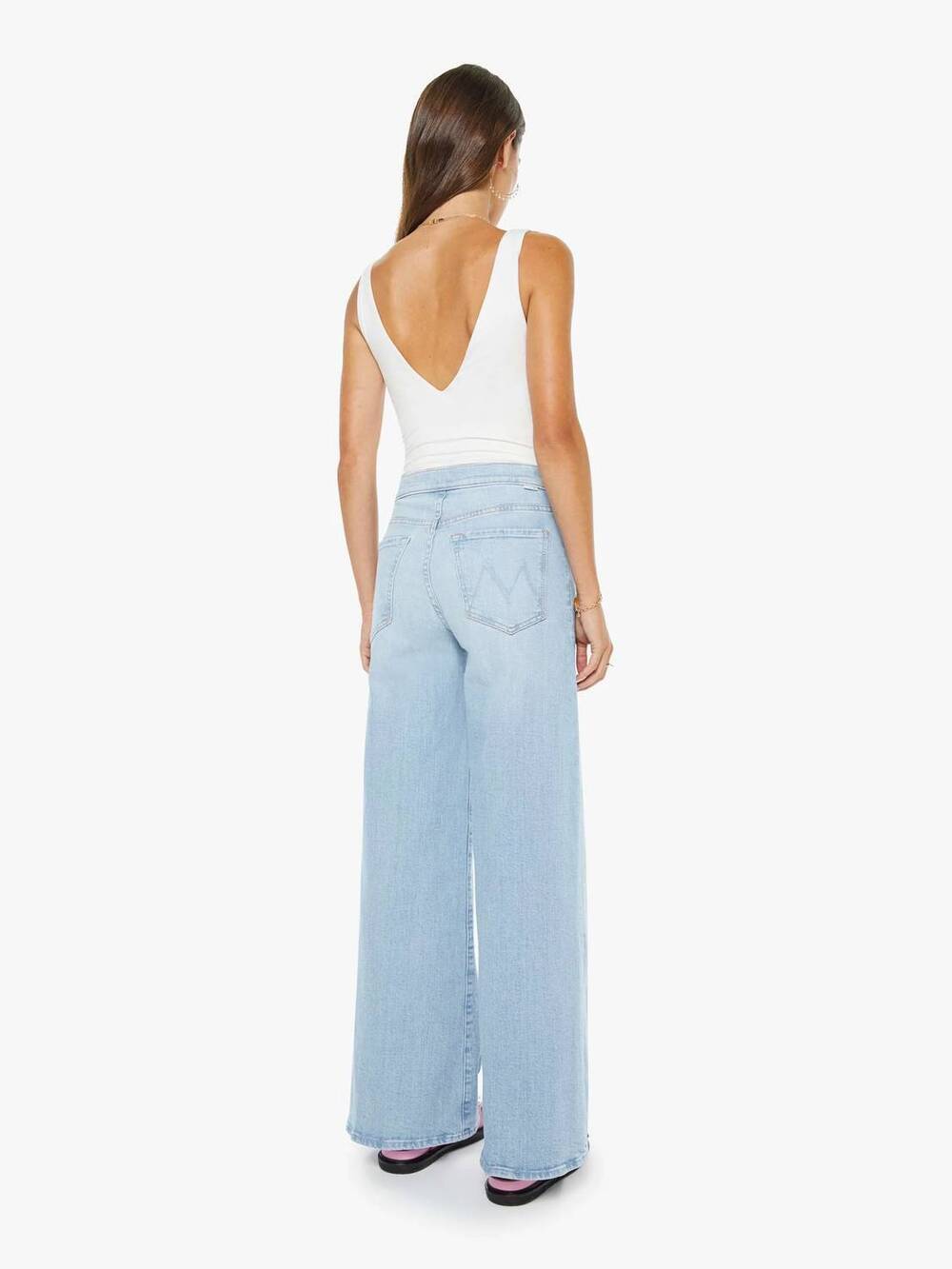 NEW MOTHER tab undercover skimp pants in you're my favorite - Picture 4 of 6